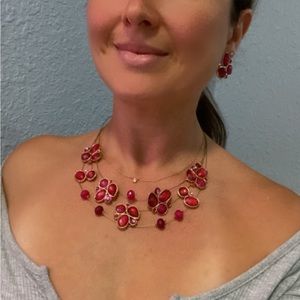 Necklace/earrings set